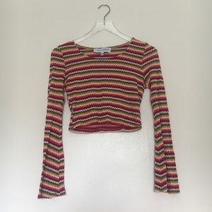 Gypsy Warrior - Striped Crop Top
